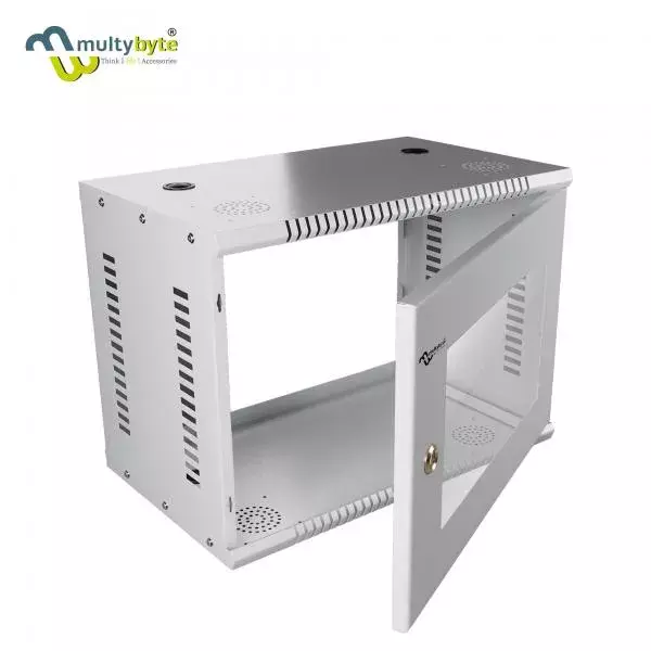 Multybyte 9U Wall Mount Metal CCTV Rack