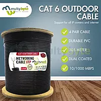 Multybyte Cat6 Cable Outdoor (Dual Cotted) 305M