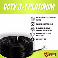 Multybyte 3+1 CCTV Coaxial Cable (Pure Copper) 180 Yd