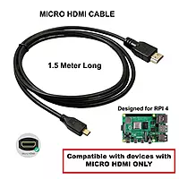 Micro HDMI to HDMI 4K Cable 1M