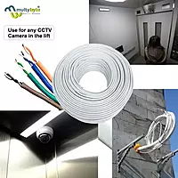 Cat6 CCTV Lift Cable 90M