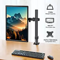Monitor Stand Height Adjustable Arm Mount (Single ) - Screw Type
