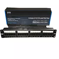PATCH PANEL 24 PORT DLX