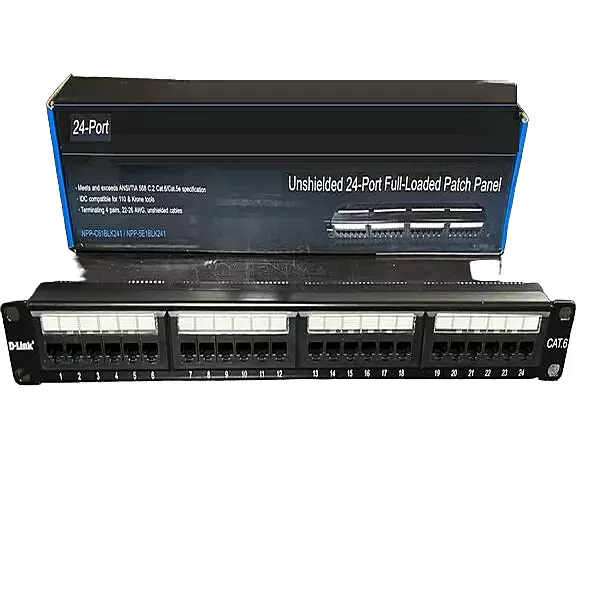 PATCH PANEL 24 PORT DLX