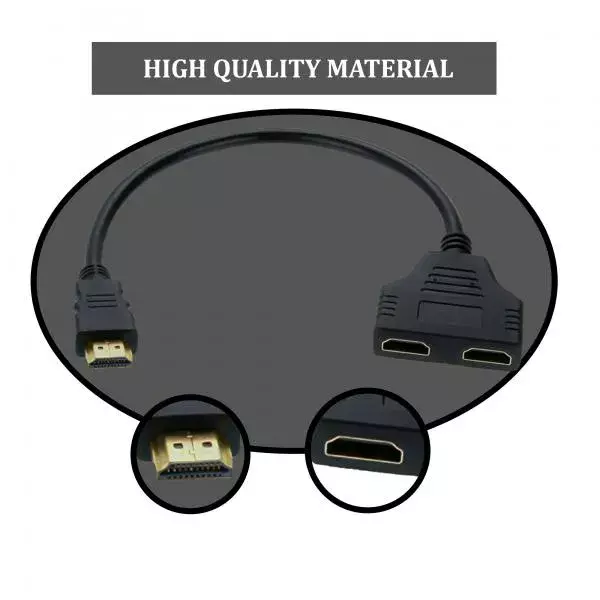 HDMI Splitter 2 Port  | HDMI to HDMI Y Cable