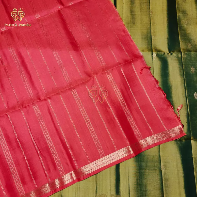 Pure Soft Silk Saree with Small Zari Red Border