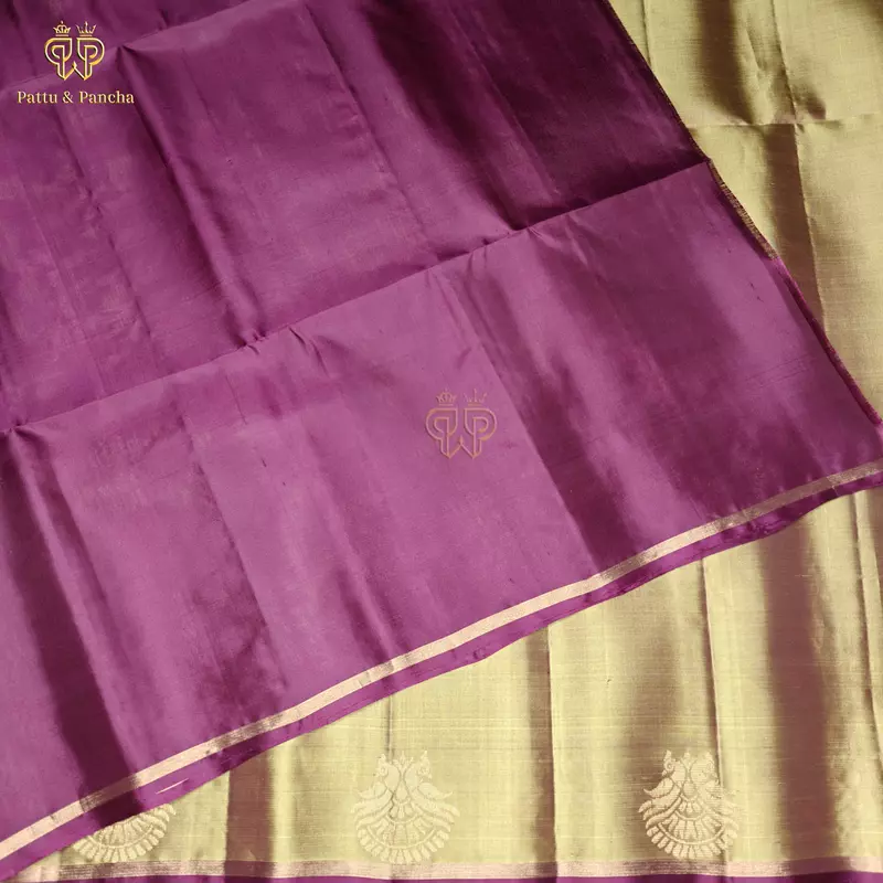 Pure Soft Silk Saree with Traditional Small Zari Border