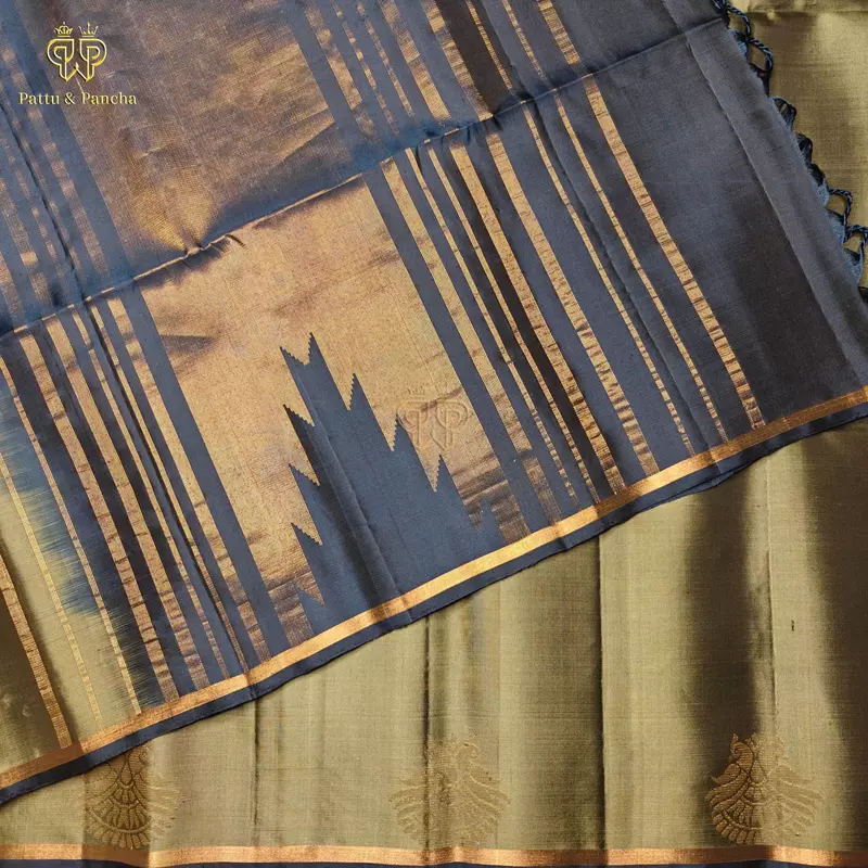 Pure Soft Silk Saree with Traditional Small Zari Border