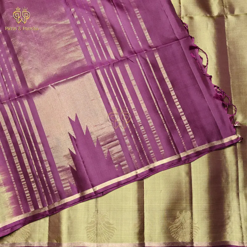 Pure Soft Silk Saree with Traditional Small Zari Border