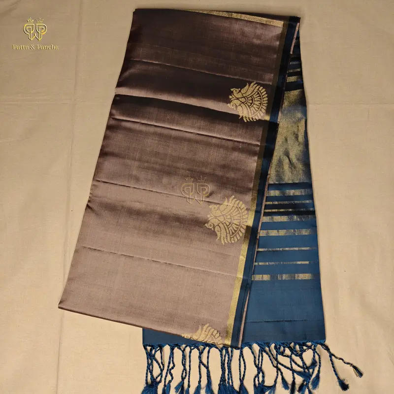 Pure Soft Silk Saree with Traditional Small Zari Border