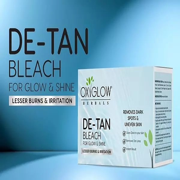 Oxiglow Detan Bleach for Glow & Shine 300 Grm Bleach 250 Activator 50 Grm