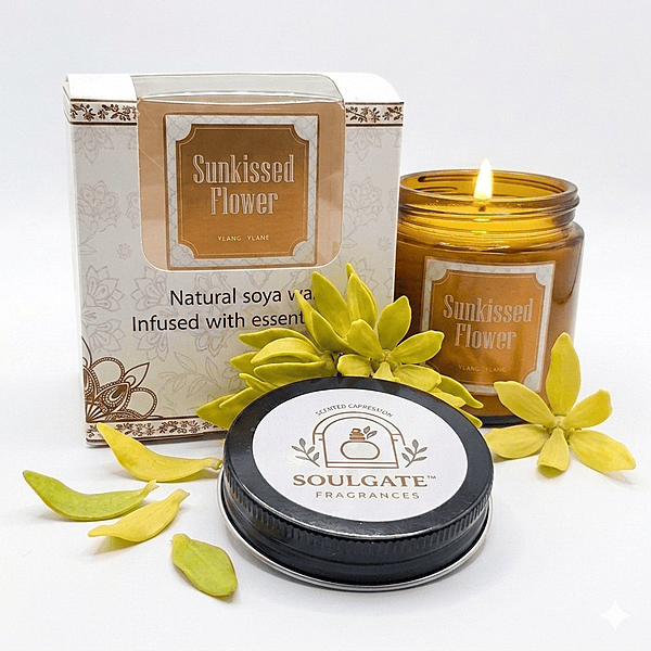 SUNKISSED FLOWER SCENTED CANDKE - YLANG–YLANG