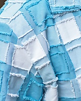 Rawscal Textured Casual Shirt – Sky Blue & White | Oversized | Half Sleeves