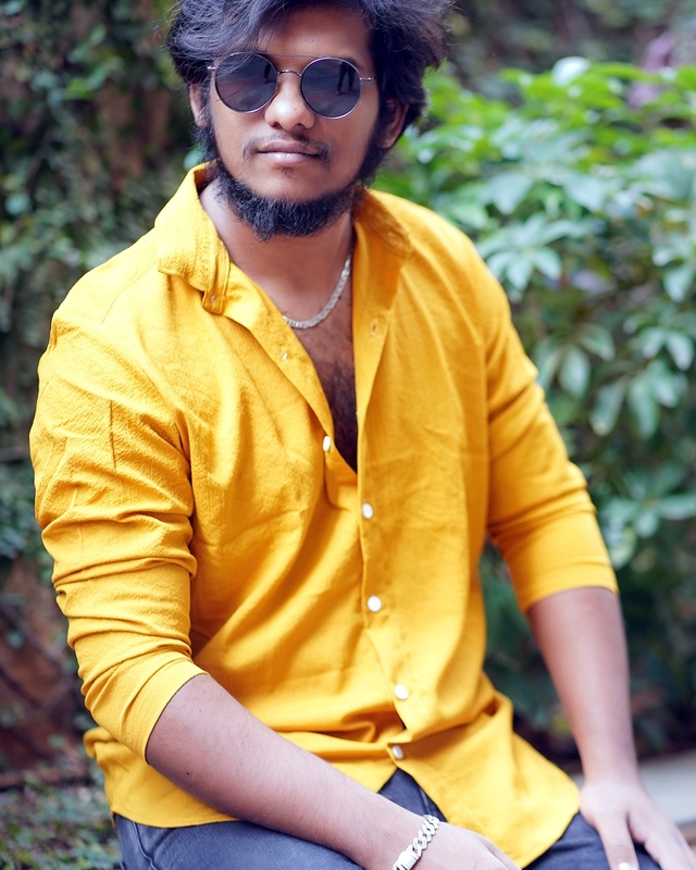 Rawscal Men’s Solid Mustard Yellow Shirt | Full Sleeves | Casual & Party Wear