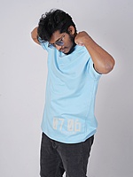 Rawscal Men’s Minimalist Numeric Print T-Shirt | Regular Fit | Modern Casual Wear