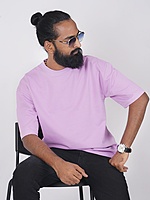 Funky Oversized Mustard Half sleeves T shirt