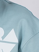 Rawscal Men’s Oversized Graphic T-Shirt | Half Sleeves | Sky Blue