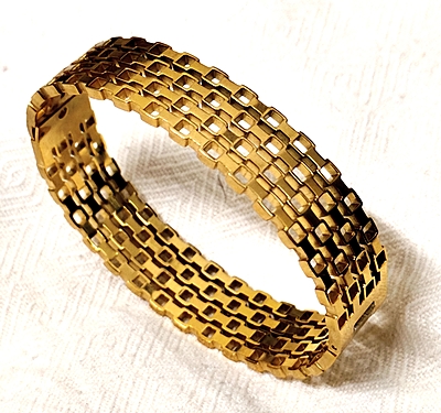 Bracelet - Gold broad