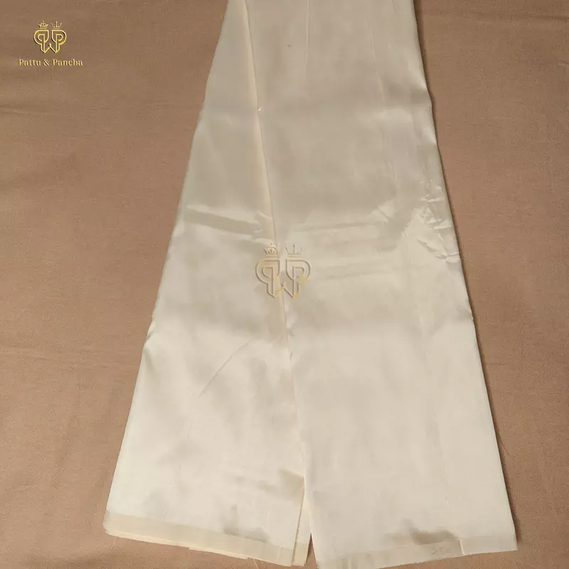 Art Silk Premium Quality Off White Shirt Material