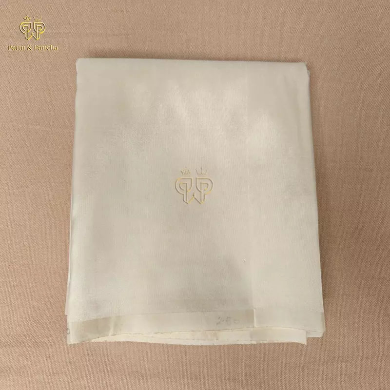 Art Silk Premium Quality Off White Shirt Material