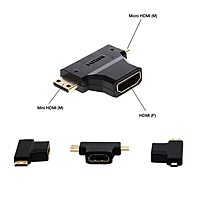 Hdmi F To Mini + Micro Adaptor