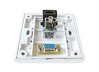 FACE PLATE HDMI+VGA+AUX