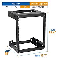 DotNet 12U Wall Mount Metal CCTV Rack