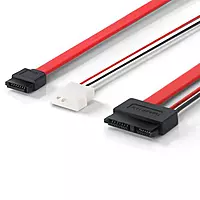 SATA 13 Pin to 7 Pin SATA Cable for Slim DVD Writer
