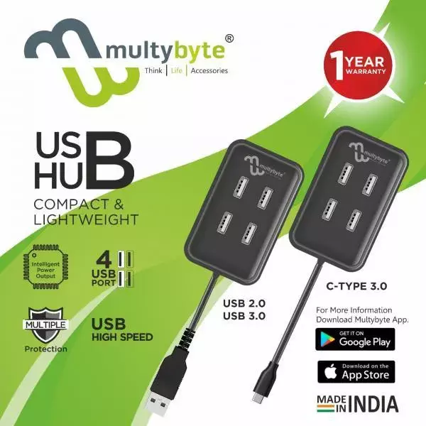 Multybyte USB Hub (4-in-1)