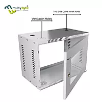 Multybyte 9U Wall Mount Metal CCTV Rack