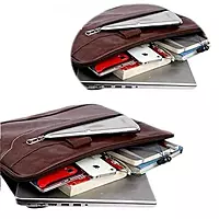 Laptop Carry Handle Bag (Brown Leather)