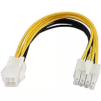 4 Pin Male to 8 Pin Female EPS Power Cable Adapter