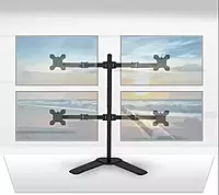 Monitor Stand Height Adjustable Arm Mount (1x4 ) - Leg Type