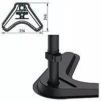 Monitor Stand Height Adjustable Arm Mount (Single ) - Leg Type