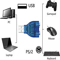 USB to Dual PS/2 Converter