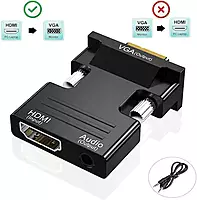 VGA to HDMI Converter with Audio