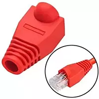 Rj-45 Cat-6 Boot Red (Pack Of 100Unit)