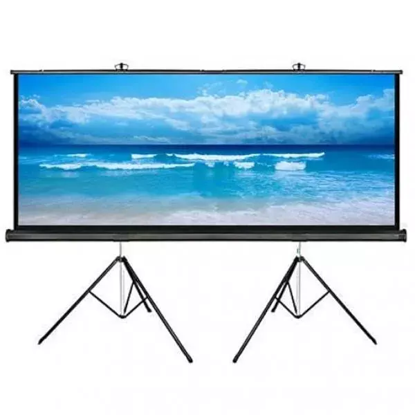 DotNet Double Stand Tripod Projection Screen 8x10 ft.