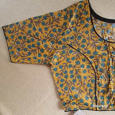 Zeta Readymade Blouse Yellow