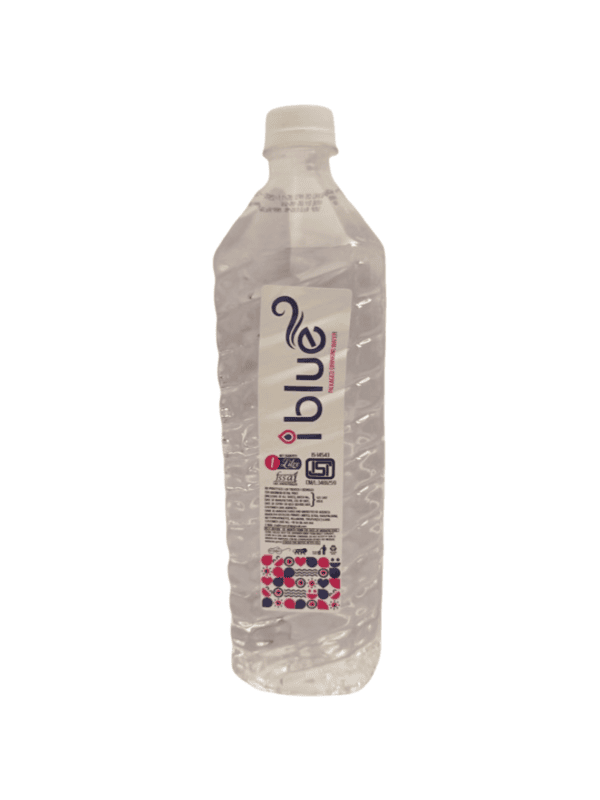 I blue packaged drinking water