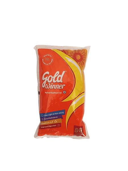 Gold winner refined sunflower oil(suryakandhi ennai)