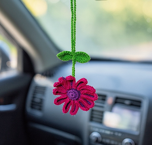 Crochet Bird Car Mobile