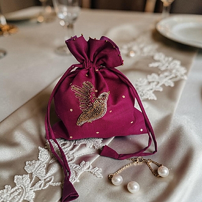 Kingfisher Potli Bag