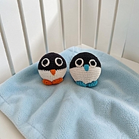 Crochet Penguin Small Rattle