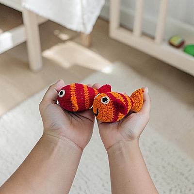 Crochet Fish Small Rattle