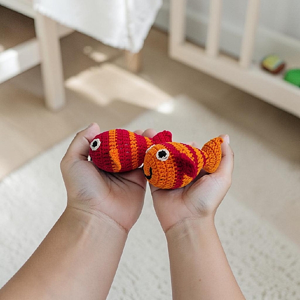 Crochet Fish Small Rattle