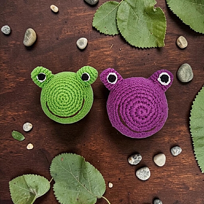 Crochet Frog Stress Ball