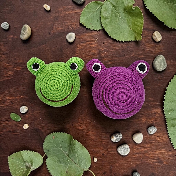 Crochet Frog Stress Ball