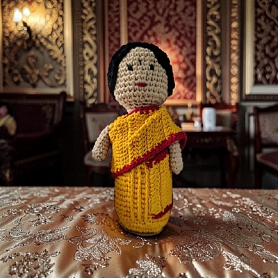Crochet Uttar Pradesh Medium Figurine