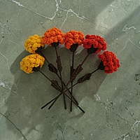 Marigold Large Flower Light Orange